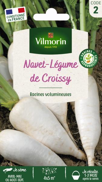 Potagères - Navet-Légume Demi-Long de Croissy - PACKAGING_RECTO
